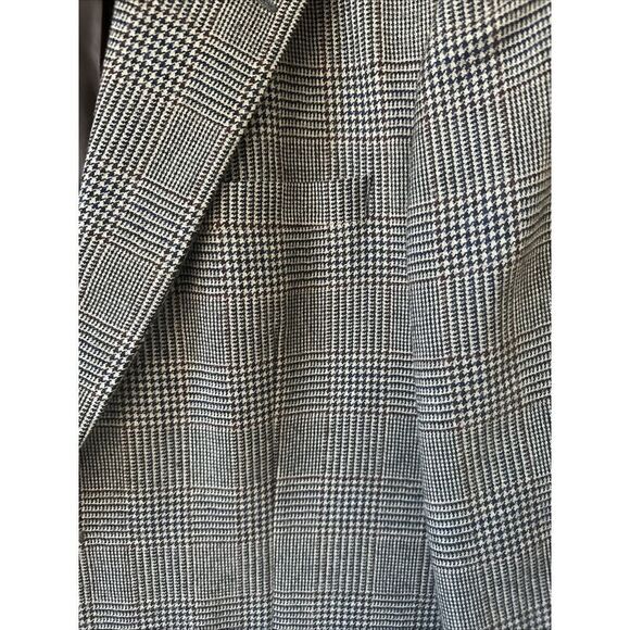 Mens Savile Row Jacket Brown Herringbone 100% Wool Blazer‎ Pockets Woolmark 44R - Picture 2 of 8